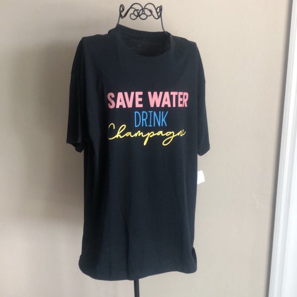 Save Water Drink Champagne T-Shirt